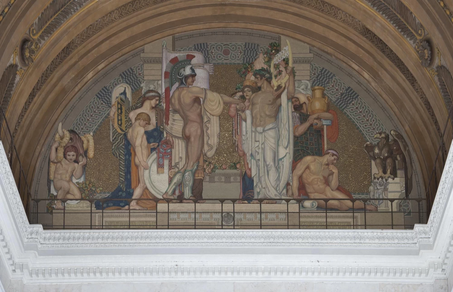 Propileo della Libertà nella Terrazza Italia del Vittoriano a Roma - Il Valore, La Legge, La Forza e La Pace 1